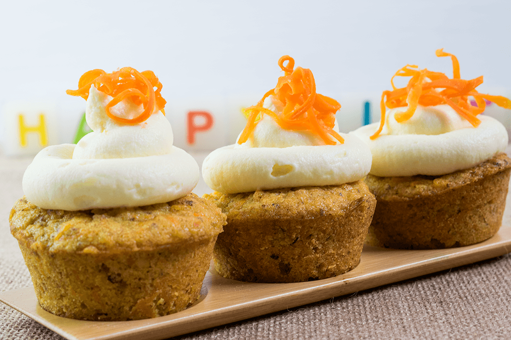 Carrot Cupcakes mit Cheesecake Frosting