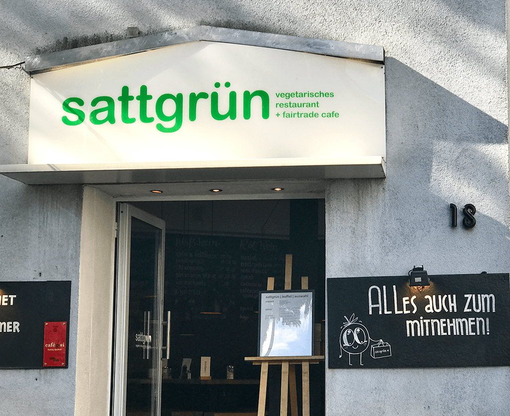 Das vegane Restaurant sattgrün in Düsseldorf